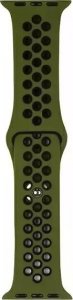 Pasek do smartwatcha Beline Sport Silicone do Apple Watch 38/40/41mm zielono-czarny green/black 2