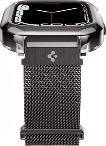 Spigen Pasek + etui Spigen Metal Fit Pro Apple Watch 7/8 45mm Graphite 5