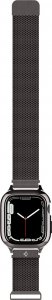 Spigen Pasek + etui Spigen Metal Fit Pro Apple Watch 7/8 45mm Graphite 7