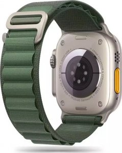 4kom.pl Pasek do smartwatcha Nylon Pro Band do Apple Watch 4 / 5 / 6 / 7 / 8 / SE (38 / 40 / 41 MM) MILITARY GREEN 1