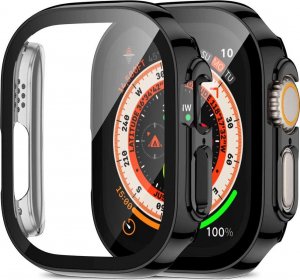 Alogy Obudowa ochronna z szkłem Protector Case 2w1 do Apple Watch Ultra 49mm Czarna 2