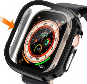 Alogy Obudowa ochronna z szkłem Protector Case 2w1 do Apple Watch Ultra 49mm Czarna 8