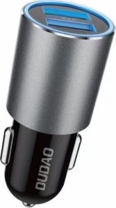 Ładowarka Dudao Dudao ładowarka samochodowa 2x USB 3.4A szary (R5s grey) 1