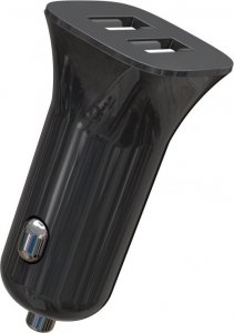 Ładowarka XO Ładowarka samochodowa XO CC31 czarna 2USB 2,4A 2