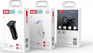 Ładowarka XO Ładowarka samochodowa XO CC31 czarna 2USB 2,4A 3
