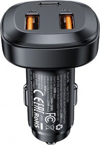 Ładowarka Acefast B9 2x USB-A 1x USB-C  (B9) 2