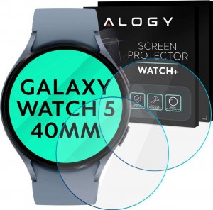 Alogy Alogy 2x Szkło Hartowane do smartwatcha do Samsung Galaxy Watch 5 40mm uniwersalny 1