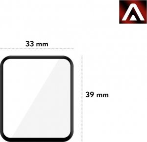 Alogy Alogy 3x Szkło na smartwatch elastyczne 3D do Xiaomi Redmi Watch 2 Lite Black uniwersalny 2