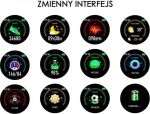 Smartwatch Rubicon SMARTWATCH Rubicon RNCE40PRO - WYŚWIETLACZ Z PEŁNYM DOTYKIEM (zr623d) 6