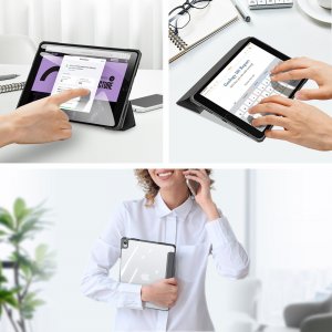 Etui na tablet Dux Ducis Dux Ducis Copa etui iPad 10.9'' 2022 (10 gen.) pokrowiec smart cover podstawka czarne 15
