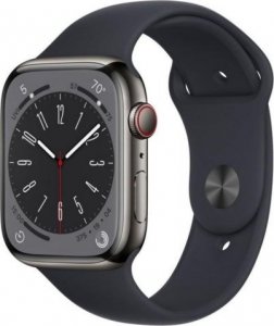 Smartwatch Apple SMARTWATCH SERIES8 45MM CELL./GRAPHITE/STEEL MNKU3EL/A APPLE 1