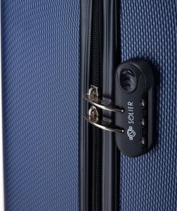 Solier Walizka podróżna twarda duża XL 26" STL902 granatowa 3