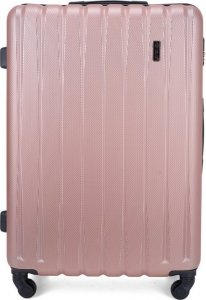 Solier Walizka podróżna twarda duża XL 26" STL902 różowa 1