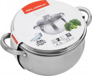 Florina Garnek ze stali nierdzewnej Florina Scott 22 cm 4,5 l 4