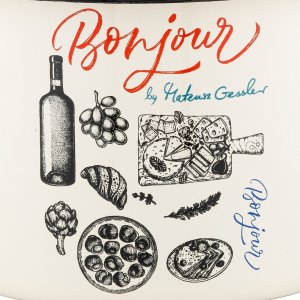 Emalia Pleszew Garnek emaliowany Emalia Polska Pleszew Bonjour by Mateusz Gessler 20 cm 4,8 l 4