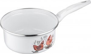 Emalia Pleszew Rondel emaliowany Emalia Polska Pleszew Rubinka 16 cm 1,3 l 2