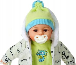 Adar Lalka bobas 45cm z dźwiękiem mówi i śpiewa po polsku niebiesko-różowe ubranko 567832 3