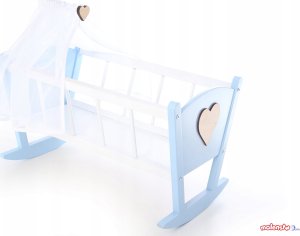 Adar Lalka bobas 45cm z dźwiękiem mówi i śpiewa po polsku niebiesko-różowe ubranko 567832 7