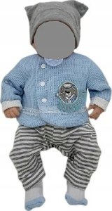 Adar Lalka bobas 45cm z dźwiękiem mówi i śpiewa po polsku niebiesko-różowe ubranko 567832 10