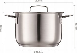 Fiskars FISKARS RONDEL Z POKRYWKĄ 3L ALL STEEL 2