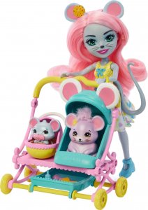 Mattel Enchantimals Lalka Zestaw Historyjka Wózek Myszek 2