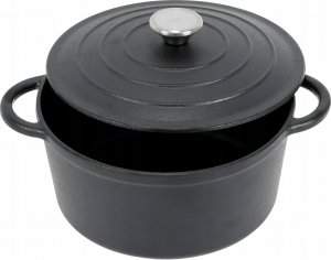 KRISBERG GARNEK ŻELIWNY 5.5L 26cm KRISBERG KS-2639 4