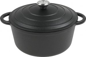 KRISBERG GARNEK ŻELIWNY 5.5L 26cm KRISBERG KS-2639 7