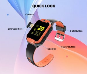 Smartwatch Active Band LT35E Czarno-pomarańczowy 8