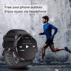 Smartwatch Active Band SMARTWATCH MĘSKI ZEGAREK PULS 4G APARAT 8MPX ANDROID 9.1 GPS WiFi SIM SMS ROZMOWY PRO BAND PASEK DM19 13