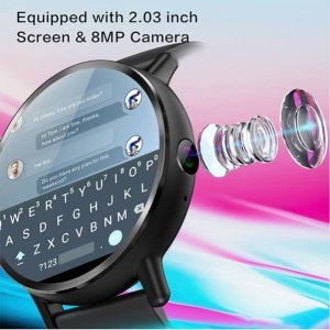 Smartwatch Active Band SMARTWATCH MĘSKI ZEGAREK PULS 4G APARAT 8MPX ANDROID 9.1 GPS WiFi SIM SMS ROZMOWY PRO BAND PASEK DM19 15