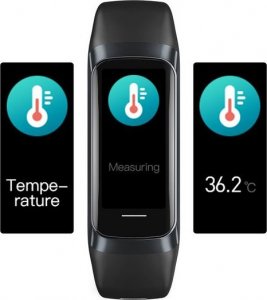 Smartwatch Active Band SMARTWATCH WATCH ZEGAREK CZARNY C60 Opaska FIT SMARTBAND Pulsometr iOS ANDROID AMOLED PULS 7