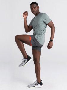 SAXX Spodenki do biegania z bielizną 2w1 SAXX HIGHTAIL - czarne S 4