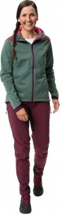 Vaude Kurtka wodoodporna sportowa damska Vaude Qimsa - zielona 42 5