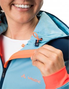Vaude Kurtka wodoodporna sportowa damska Qimsa - niebieska 36 4