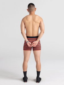SAXX Bokserki męskie trekkingowe / sportowe z rozporkiem SAXX QUEST Boxer Brief Fly słoneczne paski S 4