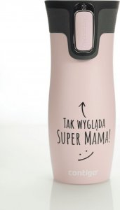 Contigo Kubek termiczny Contigo West Loop 2.0 470 ml - Tak wygląda super mama - różowy 2