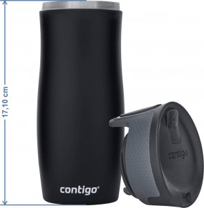 Contigo Kubek termiczny West Loop 2.0 z własnym napisem - grawer - czerwony 9