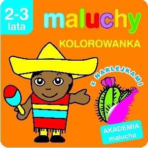Akademia Malucha. Kolorowanka z naklejkami - 128574 1