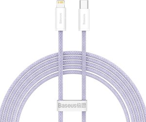 Kabel USB Baseus USB-C - Lightning 2 m Fioletowy (BSU3913) 1