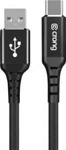 Kabel USB Crong USB-A - USB-C 0.25 m Czarny (CRG565) 6