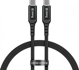 Kabel USB Crong USB-C - USB-C 1.2 m Czarny (CRG567) 4