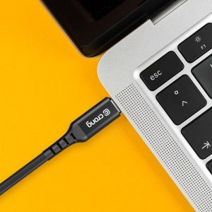 Kabel USB Crong USB-C - USB-C 0.25 m Czarny (CRG-AL025USCC-BLK) 8