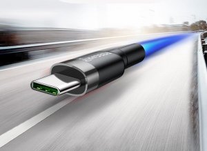 Kabel USB Feegar USB-C - Lightning 1 m Czarny (5904610880203) 3