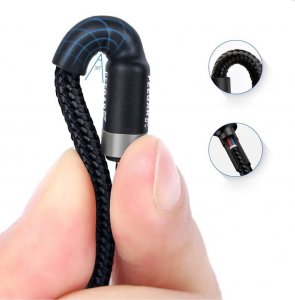 Kabel USB Feegar USB-C - Lightning 1 m Czarny (5904610880203) 7