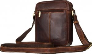 Peterson Listonoszka skórzana PTN TB-117-COM COGNA koniakowa 5