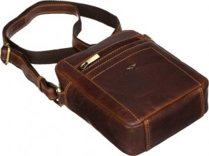 Peterson Listonoszka skórzana PTN TB-117-COM COGNA koniakowa 8