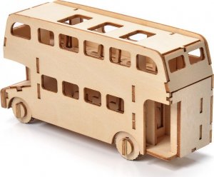 Little-Story  Drewniane Puzzle Model 3D - Autobus 2