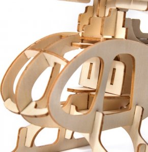 Little-Story Little Story Drewniane Puzzle Model 3D - Helikopter 3