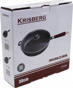 Patelnia KRISBERG Żeliwna 30cm 15