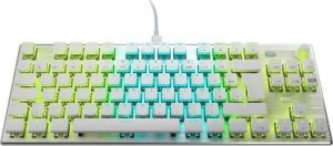 Klawiatura Roccat Klawiatura do gier  AZERTY  ROCCAT  Vulcan TKL Pro  bez klawiatury numerycznej  podswietlana  biala 1